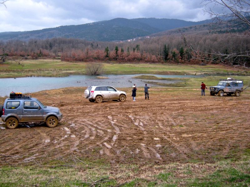 The 4x4 routes in the wild mountains of Agrafa