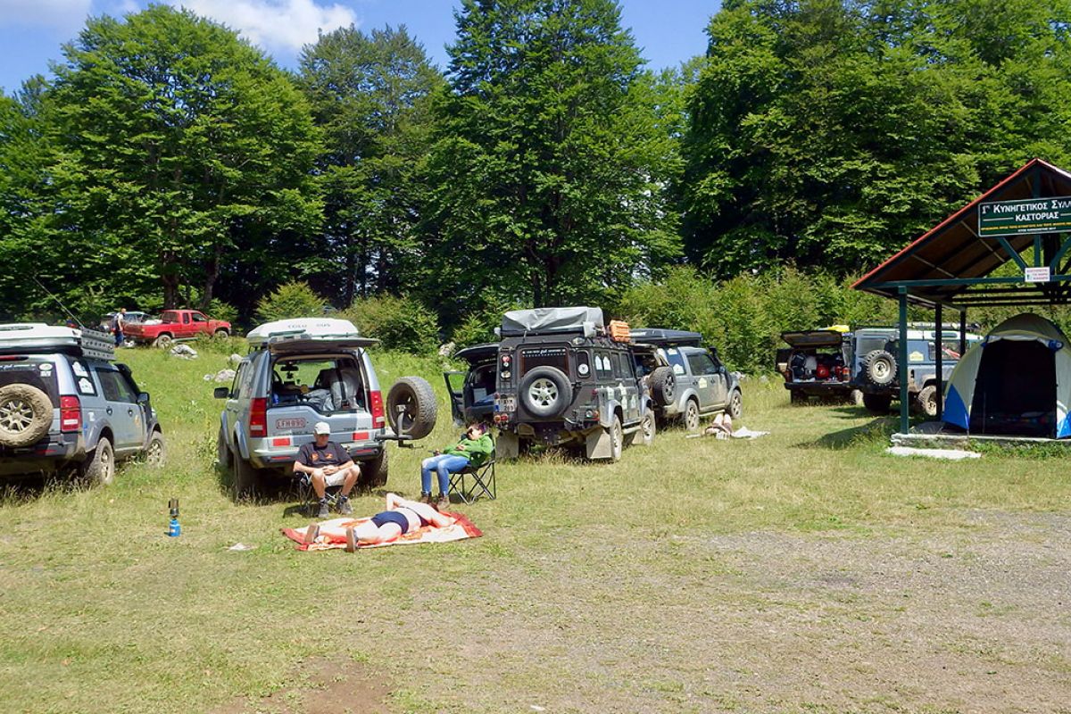 Wild camping overland expedition in the Southern Greece