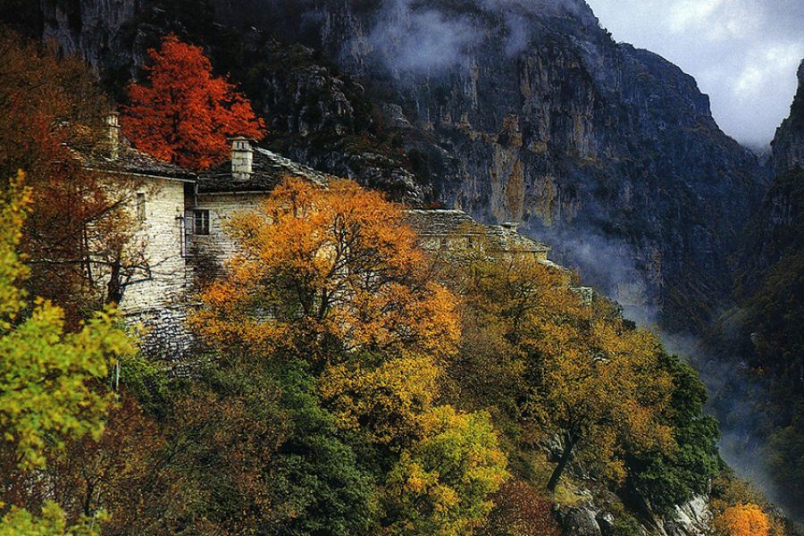 The Zagori region in Pindus mountains - Zagorohoria villages