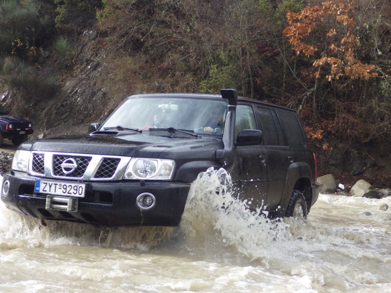 4x4 Off-Road route, through forest paths Karpenisi