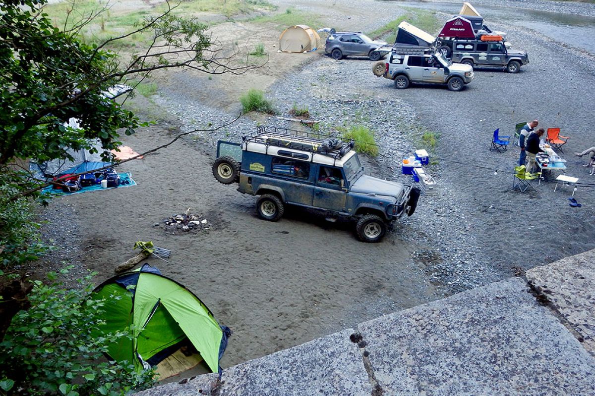 Wild camping overland expedition in the Southern Greece