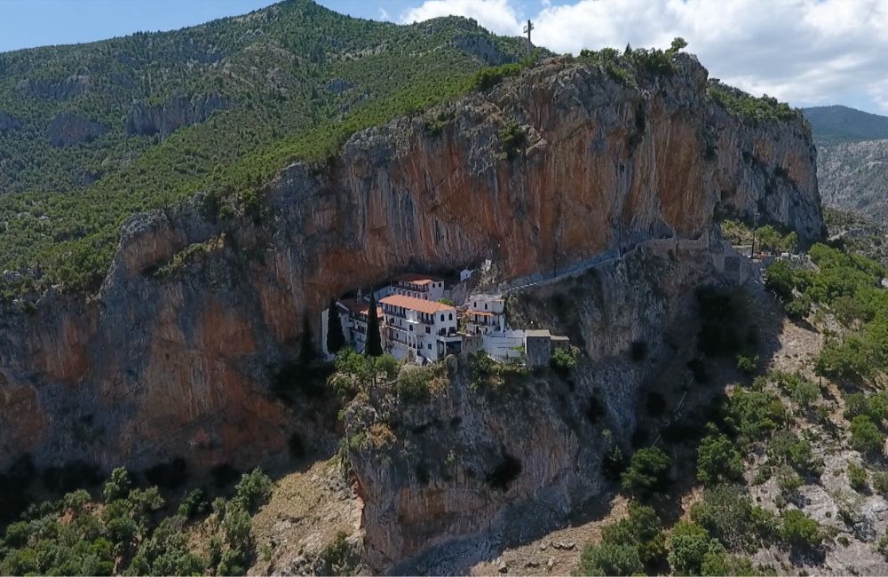 Monastery of Panagia of Elona on the route from Leonidio to Kosma village