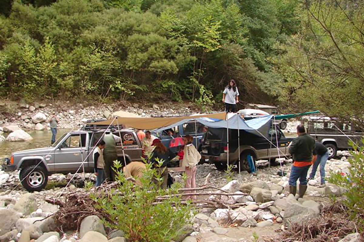 Wild camping overland expedition in the Southern Greece