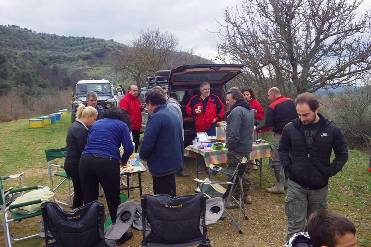 Wild camping overland expedition in the Southern Greece