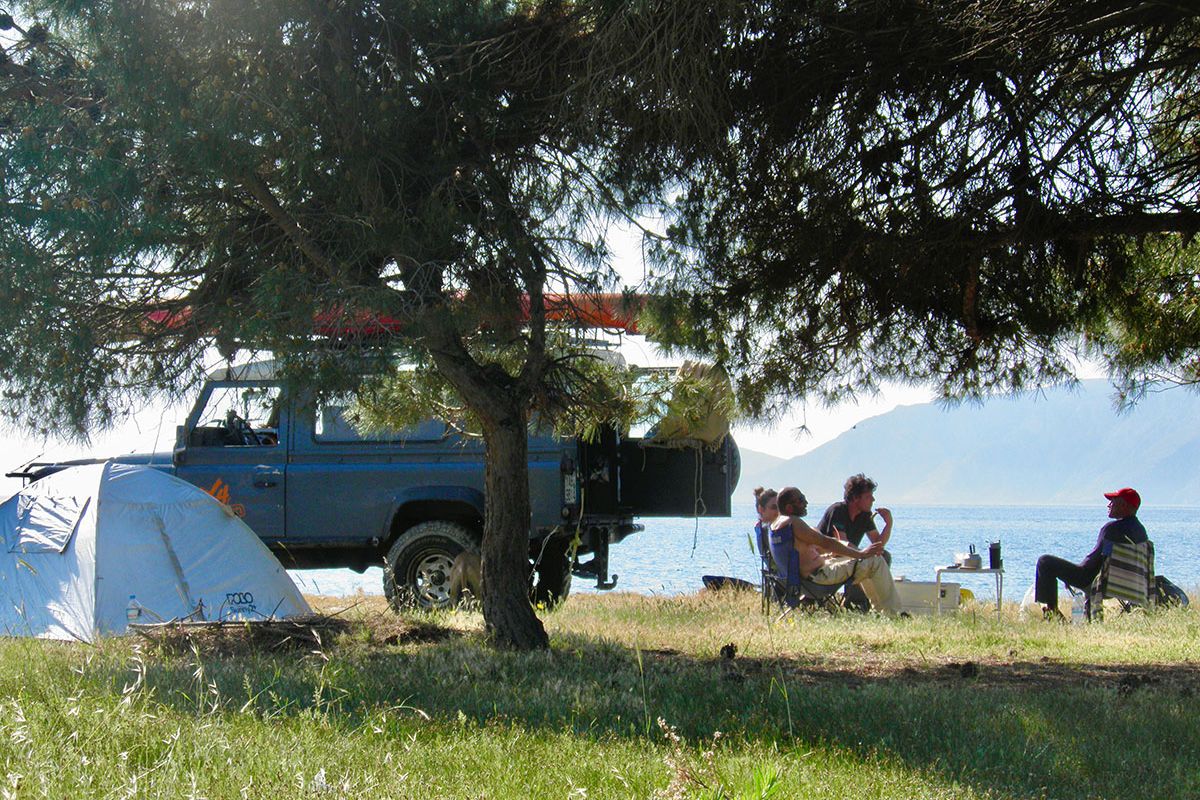 Wild camping overland expedition in the Southern Greece